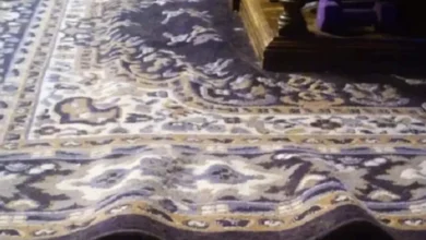 از بین بردن چروک فرش