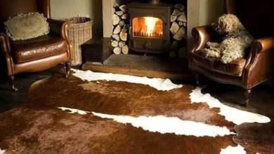 شستشو فرش پوست گاو